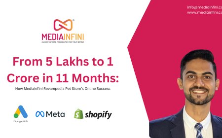From 5 Lakhs to 1 Crore in 11 Months: How Mediainfini Revamped a Pet Store’s Online Success