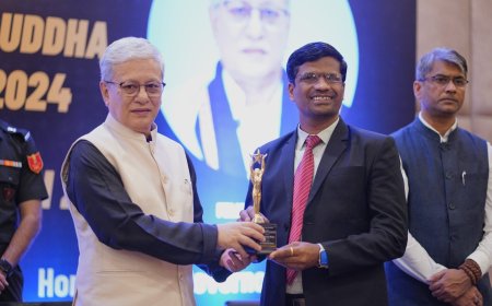 Governor of Telangana Bestows International Buddha Peace Award to Distinguished Individuals